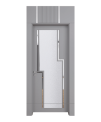 BY-6002V  Porte intérieure Laqué Vitrée